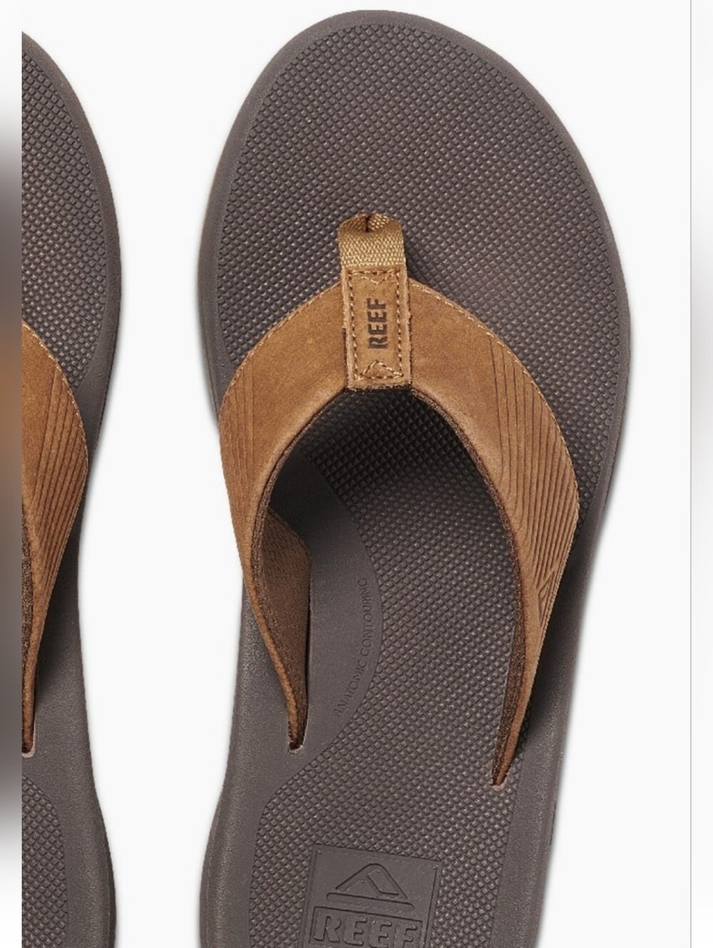 REEF Leather Phantom II Slide Sandals NWT